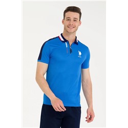 Erkek Saks Polo Yaka Tişört