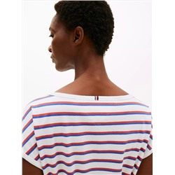 Belted Stripe T-Shirt Dress