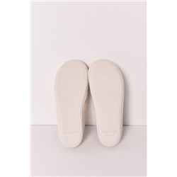 Zapatillas casa acolchadas blanco