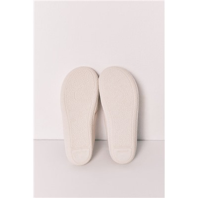 Zapatillas casa acolchadas blanco