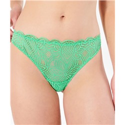 Tanga de encaje floral