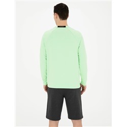 Fıstık Yeşili Regular Fit Sweatshirt