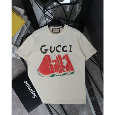 Футболка унисекс с различными веселыми принтами ГУЧЧ*И