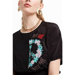 Vestido asimétrico efecto 2 piezas