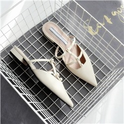 Женские мюли, экспорт, оригинал, остаток партии с фабрики ✔️Toomanyshoe*s Новинка 2024 года!