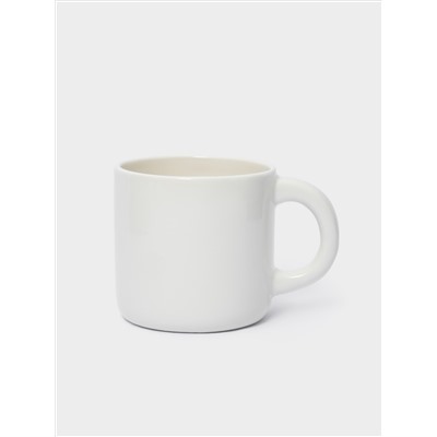 Кружка, 340 мл, керамика D, молочно-золотистая, Ель со звездой, New year