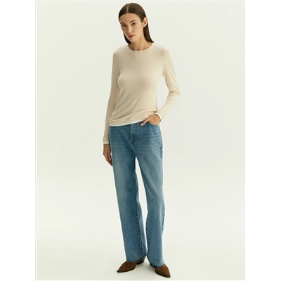 Джинсы Mom Fit 369, D369/skyey