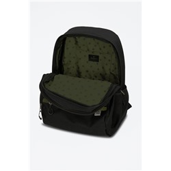 Mochila Luca Negro y caqui