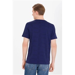 Erkek Lacivert Bisiklet Yaka Tişört