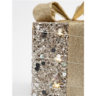 Статуэтка с подсветкой, 15 см, полиэстер/металл, шампань, Подарок, Celebration