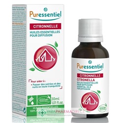 Puressentiel Huiles Essentielles pour Diffusion - Citronnelle 30 ml