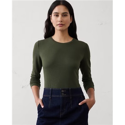 Timeless Long-Sleeve Crew-Neck T-Shirt