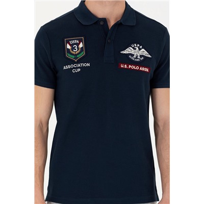 Erkek Lacivert Polo Yaka Tişört