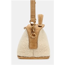 LONG FAUX SHEARLING BAG