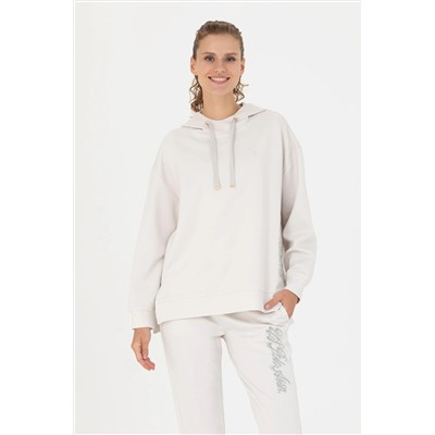 Kadın Taş Kapüşonlu Sweatshirt