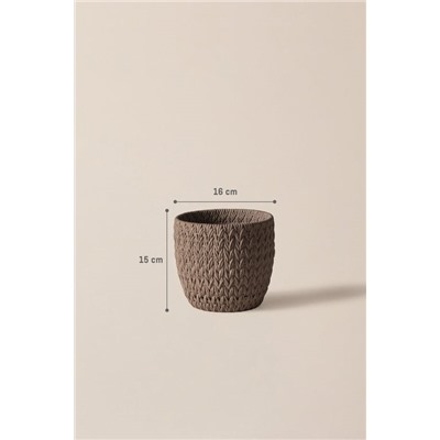 Dolly Saksı - Vizon - 16 cm