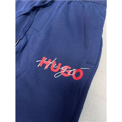 Мужские штаны джоггеры с логотипом-принтом  БОС*С