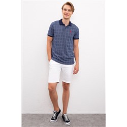 Erkek Lacivert Polo Yaka Tişört