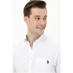 Erkek Beyaz Uzun Kollu Gömlek