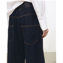 Tejano wideleg tiro bajo rinse wash