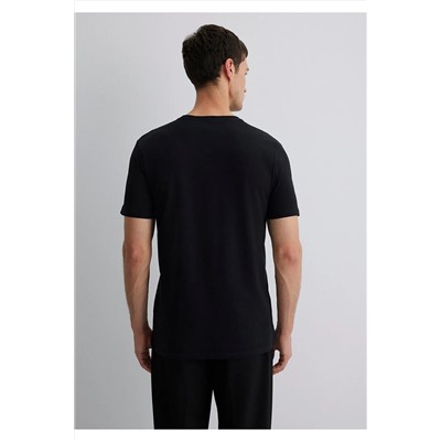 Mavi Siyah Basic V Yaka Tişört Slim Fit / Dar Kesim 065586-900