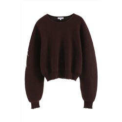 Jersey de lana y cachemir Amarillo