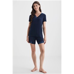 2734 SHORT SET (NAVY BLUE)