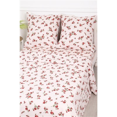 Постельное белье Розы прованс полисатин, наволочки 70х70см