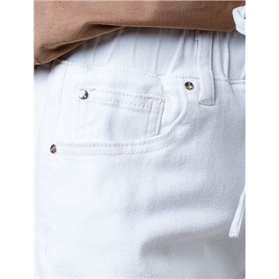 Шорты из эластичного денима