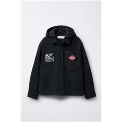 COMFORT CORDUROY FLEECE OVERSHIRT