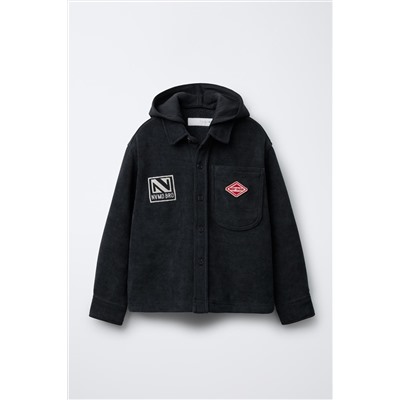 COMFORT CORDUROY FLEECE OVERSHIRT