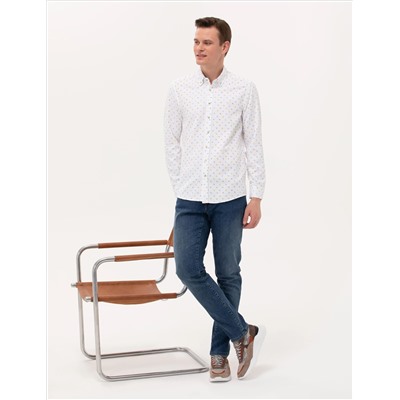 Açık Yeşil Slim Fit Uzun Kollu Gömlek