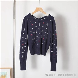 Женский вязаный пуловер ✔️Kar*l Lagerfel*d, экспортный магазин