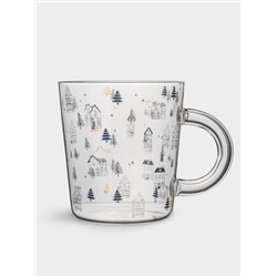 Кружка, 480 мл, стекло Б, Домики, Townlet