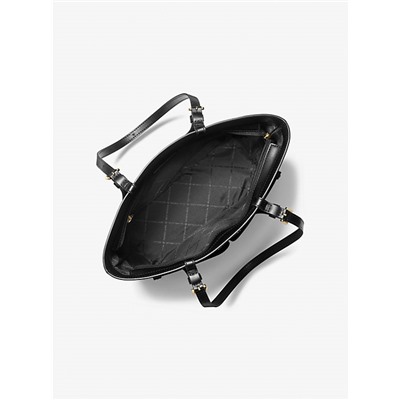 Michael Kors Outlet Jet Set Medium Logo Pocket Tote Bag