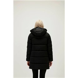 Bad Bear Nikita Puffer Siyah Kapüşonlu Kadın Mont