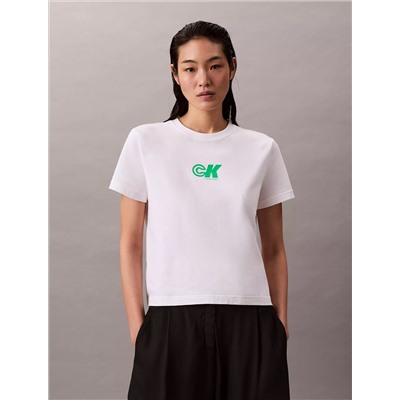 Monogram Logo Graphic Slim T-Shirt