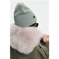 Шапка теплая в рубчик