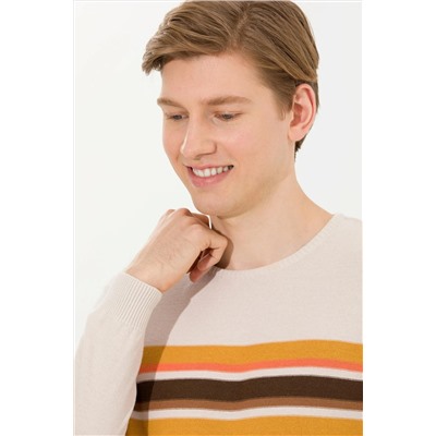 Erkek Krem Melanj Kazak