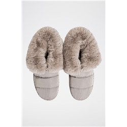 Botines forrados Gris