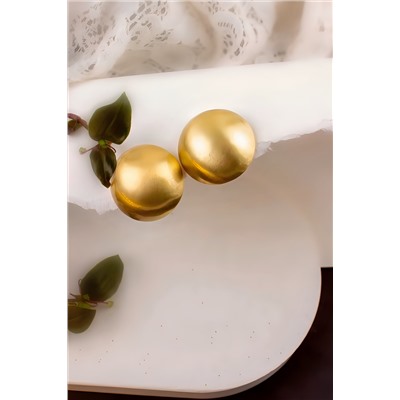 Суперлегкие Серьги "Полусфера" + Подарок