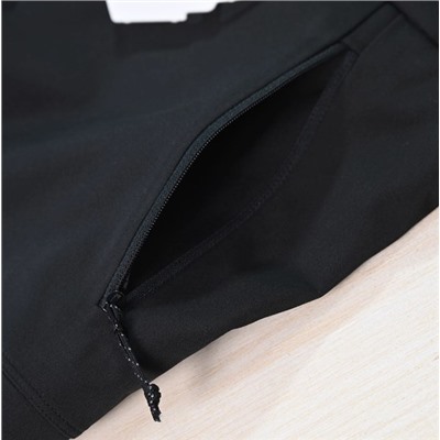 Мужские повседневные ветрозащитные и теплые брюки из софтшелла с флисовой подкладкой