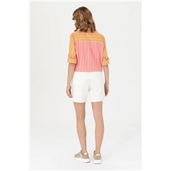 Kadın Beyaz Jean Şort