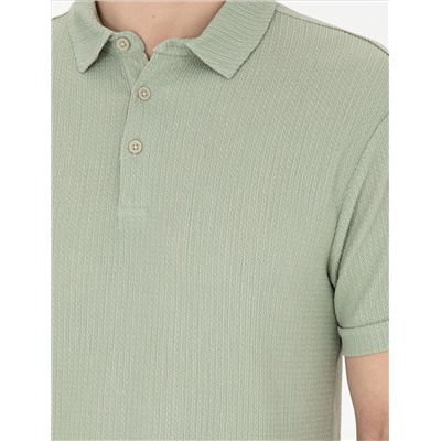 Yeşil Slim Fit Tişört