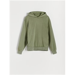 Hoodie mit Wascheffekt