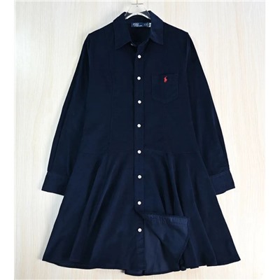 Женское вельветовое хлопковое платье-рубашка РАЛЬ*Ф Л