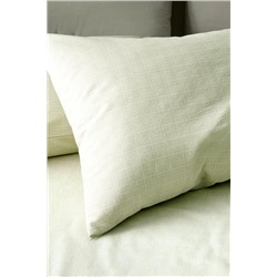 Odette King Size %100 Pamuk Ranforce Baskılı Nevresim Takımı - Haki