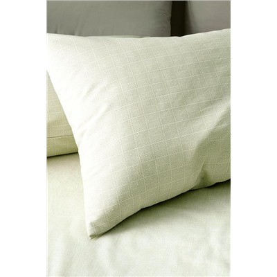 Odette King Size %100 Pamuk Ranforce Baskılı Nevresim Takımı - Haki
