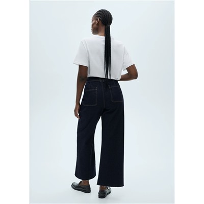 Jeans Catherin culotte rinse wash