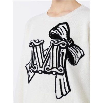 Женский пуловер из смесовой шерсти Макс Мар*а